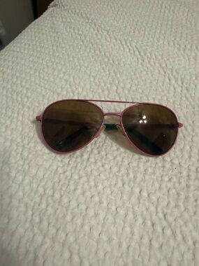 Lilly Pulitzer Pink Aviator Sunglasses